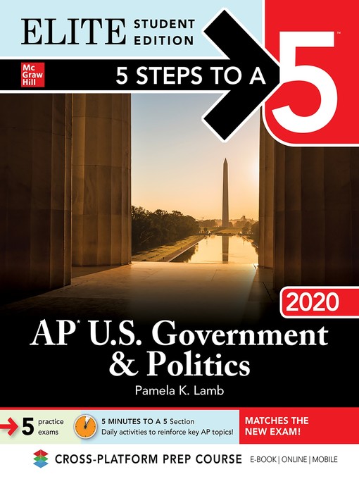 Title details for 5 Steps to a 5: AP US Government & Politics 2020 by Pamela K. Lamb - Wait list